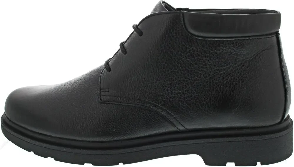 GEOX MENS SPHERICA EC1 CHUKKA BOOTS BLACK 7